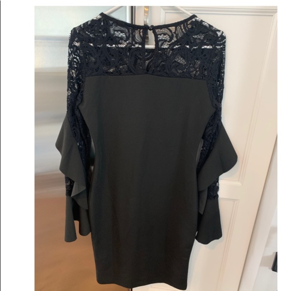 Quiz Black Dress Sz 10 - Picture 3 of 6